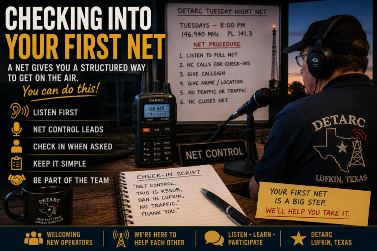 Checking Into Your First Net