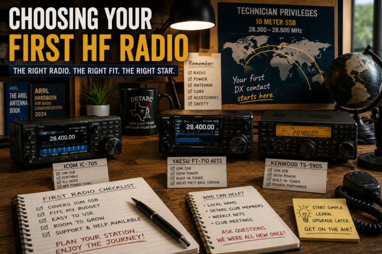 Choosing Your First HF Radio