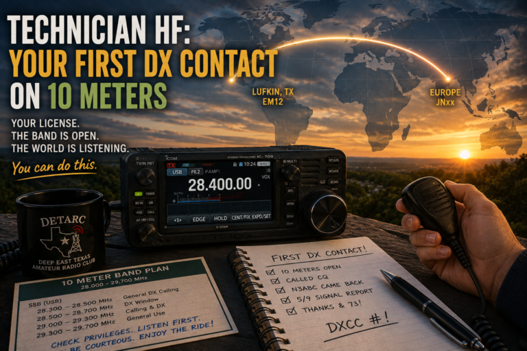 Technician HF: Your First DX Contact on 10 Meters